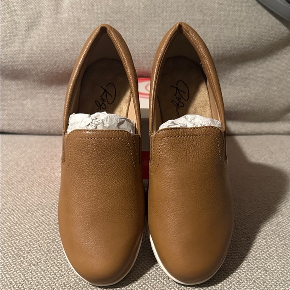Rod Hommerson Orleans Brown Leather Slip-On Shoes 8W